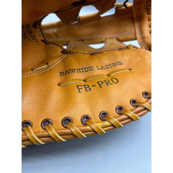 Max Pro Professional Model FB-PRO Cowhide Baseball‎ Glove Rawhide Lacing - Picture 4 of 7